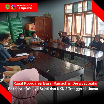 RAPAT KOORDINASI BAZAR RAMADHAN DESA JATIPRAHU